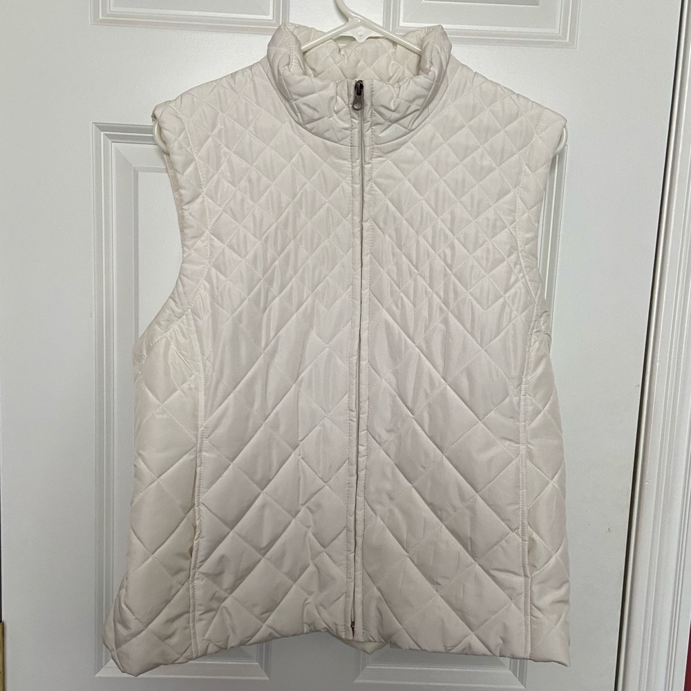 Puffer Vest Croft and Barrow, white